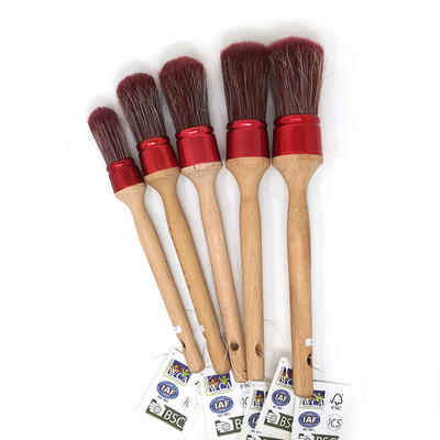 Wholesale Paint Round Brush with Wood Handle for Furniture
